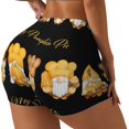 thumbnail image 1 of Fotbe Pumpkin Pie Gnome Shorts Sin Costuras – Shorts Deportivos de Cintura Alta para Mujer, Elásticos para Gimnasio, Yoga, Running o Ciclismo-Small, 1 of 8