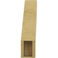 thumbnail image 4 of Ekena Millwork 5"W x 16"D x 22"H Valencia Rough Cedar Woodgrain TimberThane Knee Brace, Primed, 4 of 6