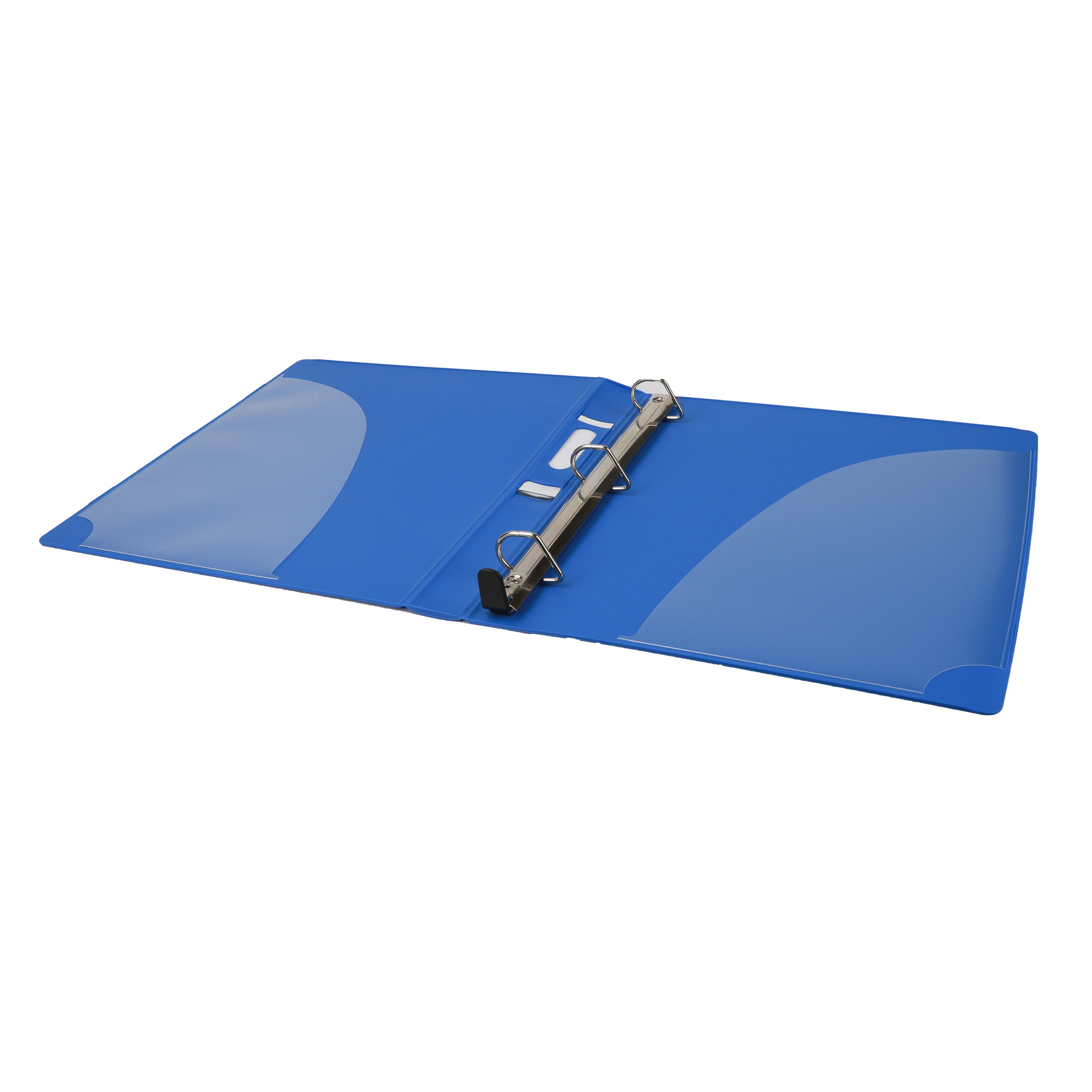 Exceed 1 inch Heavy-Duty Binder, 3 Slant D-Ring, Blue