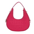 thumbnail image 4 of LHSHID Fashion Alligator Pattern Shoulder Bags for Women Small Handle Underarm Bag Clutch Felt Female Handbag with Purse, 4 of 6