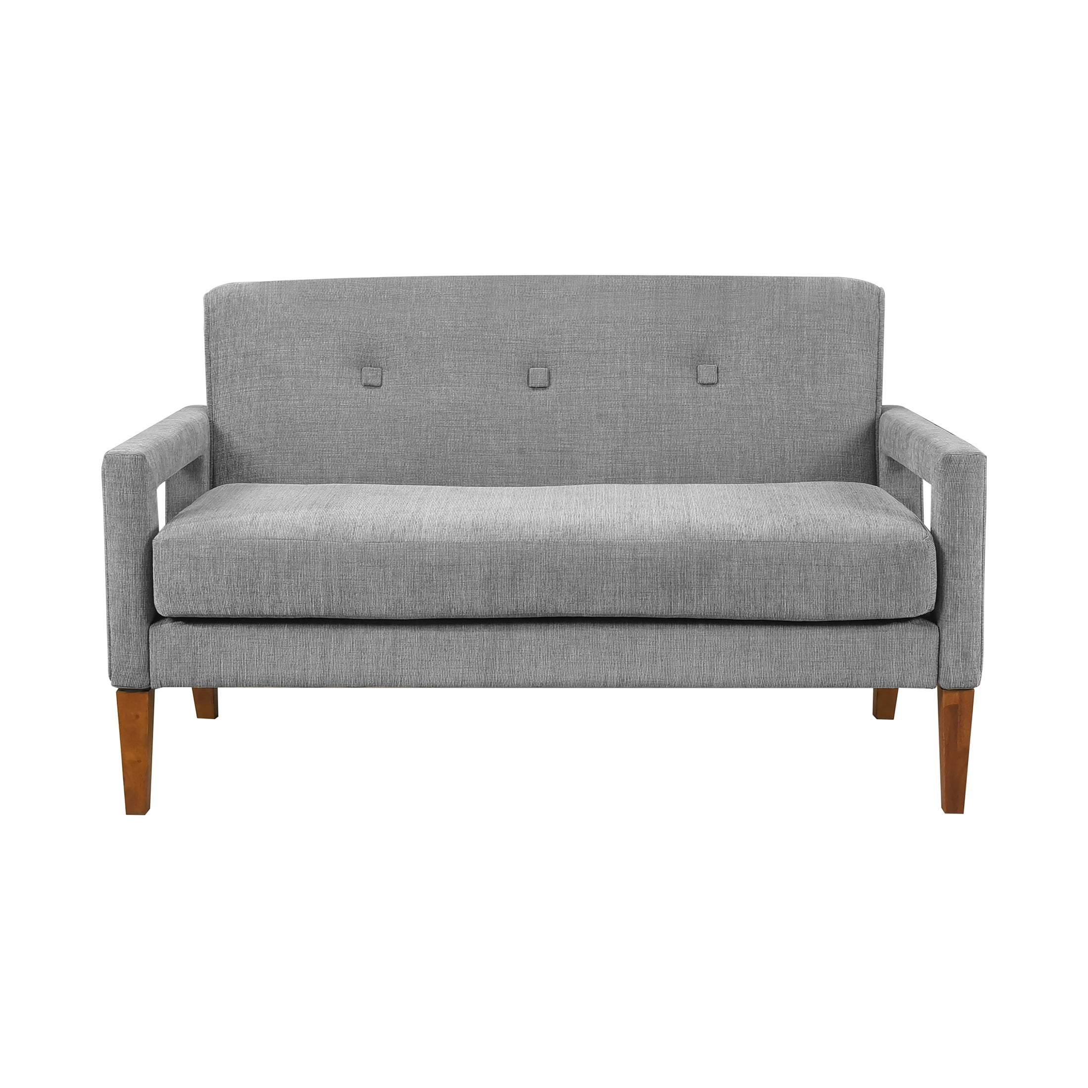 OakvillePark Vanton Chenille Loveseat, Gray