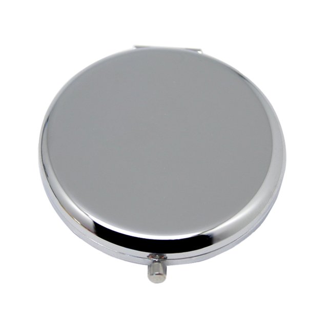 Make Up Mirror Clearance, Bradem Pocket Makeup Small Portable Small Round Makeup Hand Metal Cosmetics 1 Compact Makeup, Makeup Magnifying Glass Clearance Sale! 1×Double-Sided Makeup Mirror, Silver