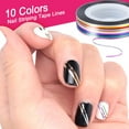 thumbnail image 7 of Nail Design Kit, Nail Dotting Tools, Nail Art Brushes, Nail Art Kit for Beginners, Nail Art Rhinestone, Nail Art Foil, Nail Art Striping Tapes, 7 of 7