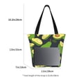 thumbnail image 4 of Kdxio Fresh Avocado Women Reusable Grocery Bags Foldable Ripstop,Reusable Shopping Bags for Shopping,Gym,Gift, 4 of 7