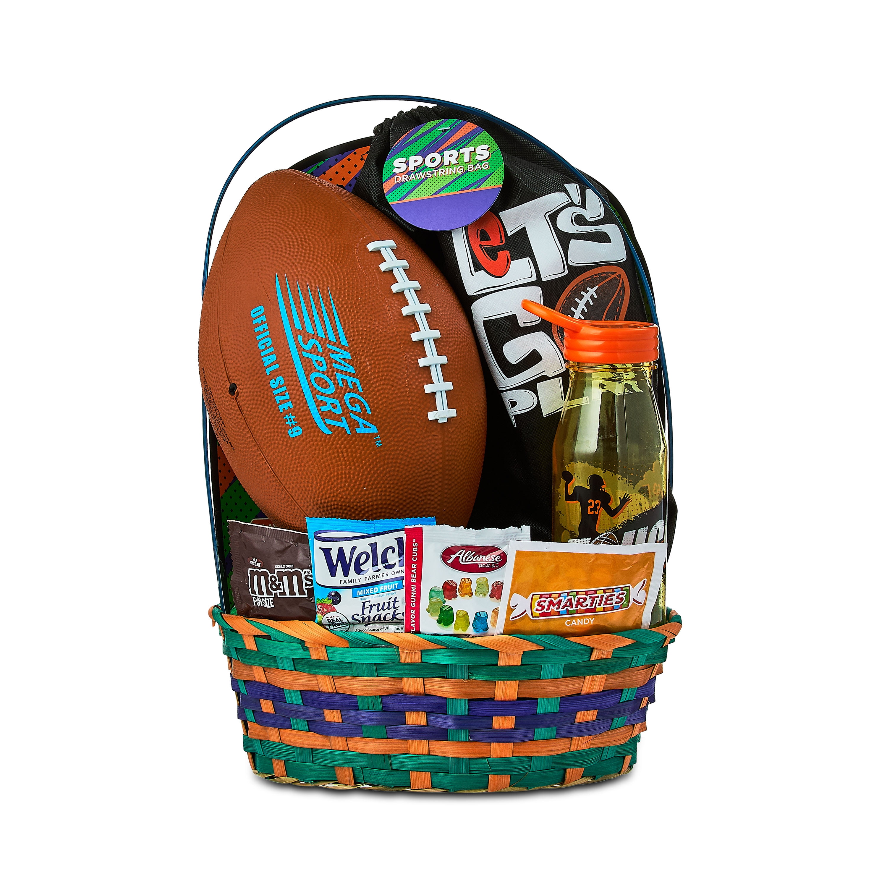 Football with Bag Easter Basket Gift Set