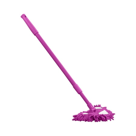 

shyuyusa Flat Small Mop Wall Household Cleaning Brush Chenille Mop Car Wash Small Mop Brush Car Truck Boat Washing Brush Perfect for Cleaning House Siding Auto Cars Trucks SUV RV