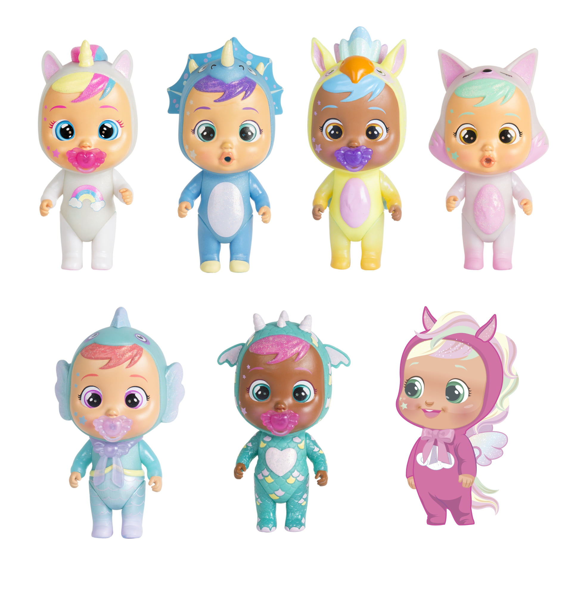 Details about   Cry Babies Magic Tears Paci House Fantasy Doll Series •ROSIE• The Reindeer 