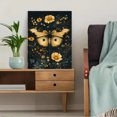 thumbnail image 5 of Qisvanset 12x16 Inch 2D Flat Framed Canvas Art, Floral Deer Rustic Wildlife Nature Home Office Wall Art Gift, 5 of 5
