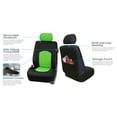 thumbnail image 5 of FH Group Perforated PU Leather Car Seat Covers for Auto Car Sedan SUV Van - Universal Fit Car Seat Protector Waterproof, UV-Resistant with Auto Dash Grip Pad PU008115GREEN-FH1002, 5 of 8