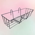 thumbnail image 4 of EASTIN Hanging Balcony Flower Pot Brackets Holder Box Stand Rack Railing Shelf Patio Deck Plant Planter Container Accessories, 4 of 6