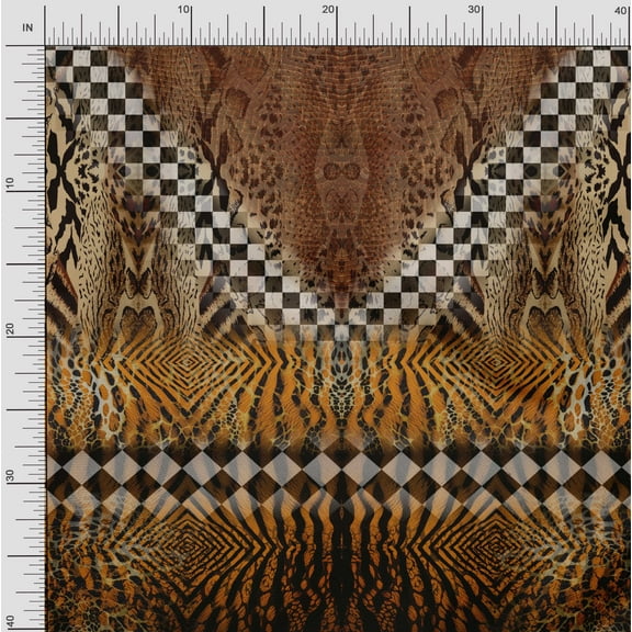 Soimoi Cotton Voile Fabric Multi Panel Fabric Prints by Yard 42 Inch Wide