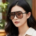 thumbnail image 5 of 2026 New Model Personalized Large Frame Aviator Sunglasses Versatile Street Style Sunglasses European and American Outdoor Sun Protection Vacation Sunglasses for Women, 5 of 10