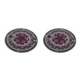 thumbnail image 4 of ZheElen Cartoon Rug - Classic Style Easy To Clean Non-toxic Anti-skid Particles Safe Round Carpet White Line Starts 60cm 2Set, 4 of 6