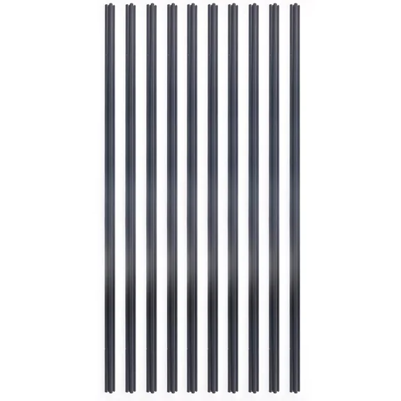 20*20*1000mm 2020 T-Slot Aluminum Extrusion for CNC 3D Printer Black 10 Packs