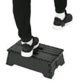 thumbnail image 3 of Portable Folding Step Stool Black Step Ladder For Elderly Pregnant Bathroom Travel Use, 3 of 8