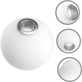 thumbnail image 4 of EFEMF-G9 Glass Spherical Lampshade Replacement 4.7 Inch White Frosted Globe Shade for Chandelier Wall Fixture, 4 of 4