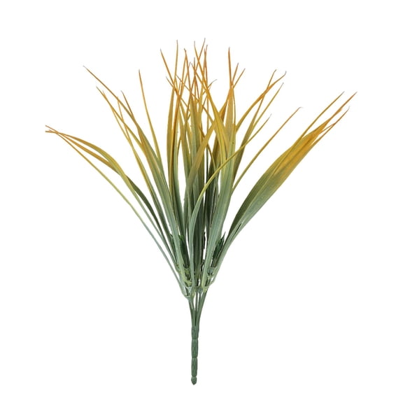 1 Pack Artificial Plants Flowers Grass Shrubs No Fade Faux Plastic Flowers Outdoor for Farmhouse Garden Porch Patio Indoor Wedding Decoration Greenery Fake Plants uv Resistant (A,13.78")
