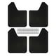 thumbnail image 4 of Paquete de 4 guardabarros, accesorios para coche, piezas exteriores universales negras, guardabarros delantero y trasero para camioneta, SUV, camión y Baoblaze  Guardabarros universales, 4 of 8