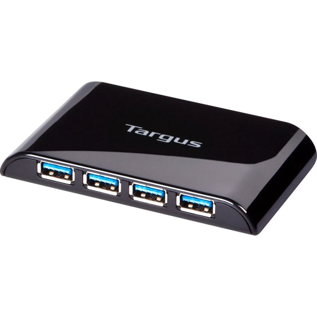 Hub USB Targus USB 3.0 SuperSpeed de 4 puertos con adaptador AC
