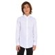 thumbnail image 2 of Camisa Calvin Klein de satén blanca de manga larga para niños, talla 8 Husky, 2 of 3
