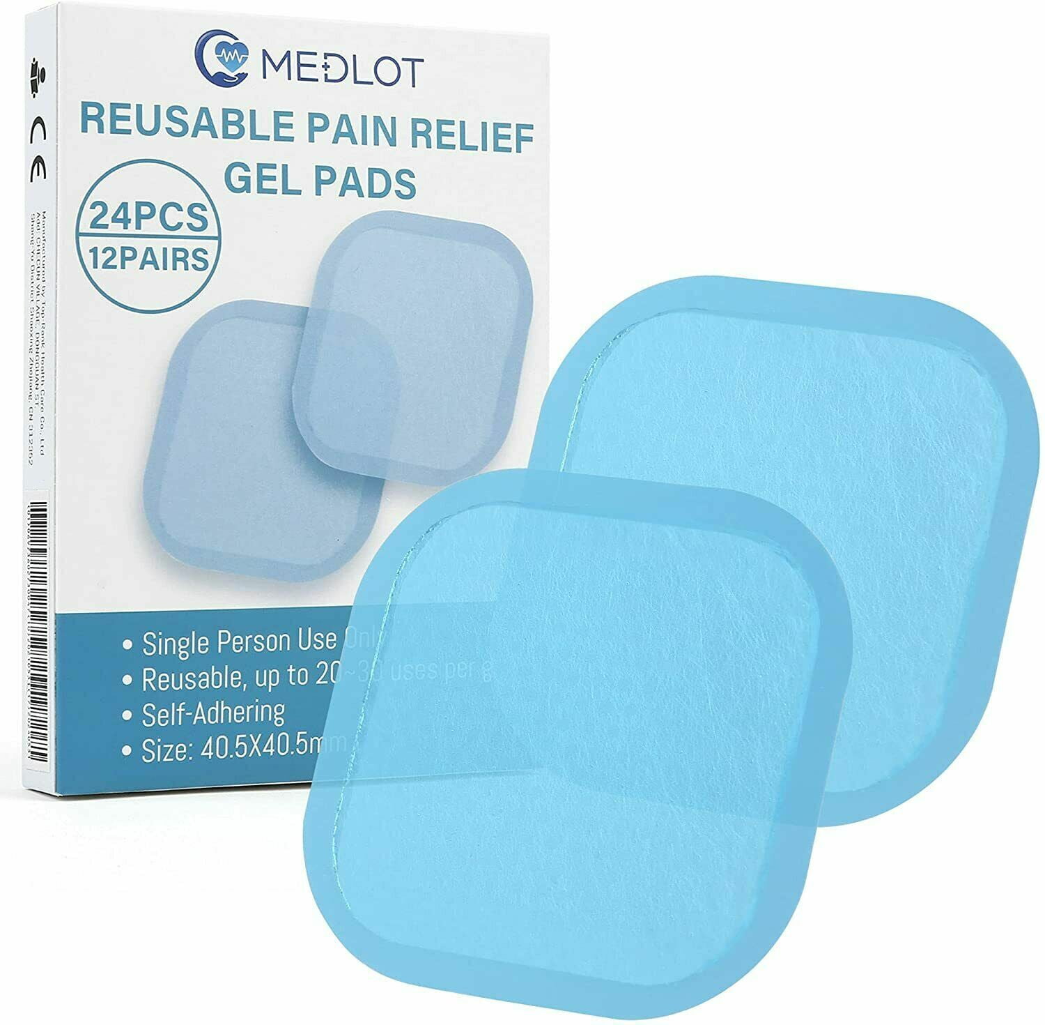 24x Electrode Tens Gel Pads Refills for OMRON Heat Pain Pro PM311 Self