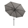 thumbnail image 3 of Parasol de Marché en Aluminium de 11 Pieds à Col Inclinable, DV, avec Passe-Partout, Noir/pacifica/violet, 3 of 6