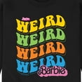 thumbnail image 3 of Barbie The Movie - Weird Stack - Men's Crew Neck Fleece Pullover, 3 of 5