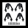 thumbnail image 2 of Amortiguador Trasero y Amortiguador Delantero de 4 Piezas para SCX10 RC Climbing Car Amortiguador para 1/10 SCX10 RC Car Titanium, 2 of 5
