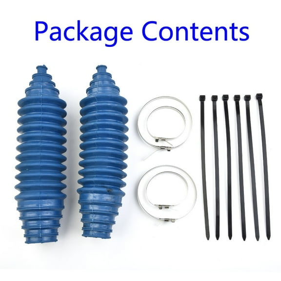 2 Set Universal Silicone Rack And Pinion Steering Boot Pinion Boot Gaiter Kit