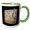 Green/White, variant on 3drose, Major Greek God with Priestess on Oracular Shrine Cut Out, 11oz Magic Transforming Mug