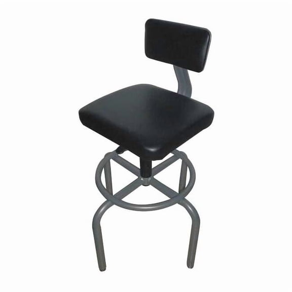 Pneumatic Task Chair Backrest, Height 26-1/4" to 32-1/4", Padded Gray