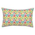 thumbnail image 1 of Fotbe colorful easter eggs Funda de Almohada Decorativa Estilo Occidental, Lujo en Algodón, Fundas para Almohadas King, Cojín Estampado para Decoración del Hogar-16"x24", 1 of 6
