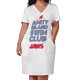 thumbnail image 2 of JAWS MOVIE - BEST FILM SHARKS - USA - AMITY ISLAND SWIM CLUB vestido holgado con bolsillo ropa de mujer 1975, 2 of 6