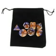 thumbnail image 4 of TISHITA 7x Game Dices Toys Math Teaching D8 D10 D12 D20 Bicolor Engraved Rolling M, 4 of 6