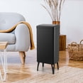 thumbnail image 4 of Costway Stainless Steel Trash Can 13.2 Gallon Automatic Motion Sensor Garbage Bin Black, 4 of 10