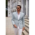 thumbnail image 4 of COOFANDY Men's Lightweight Two Button Knit Blazer - Casual Sport Coats Suit Jacket, 4 of 6