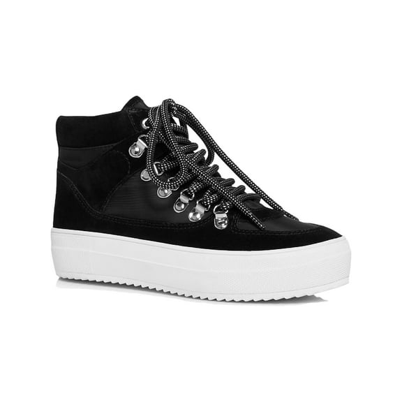 Aqua Womens Bash Suede High Top Sneakers