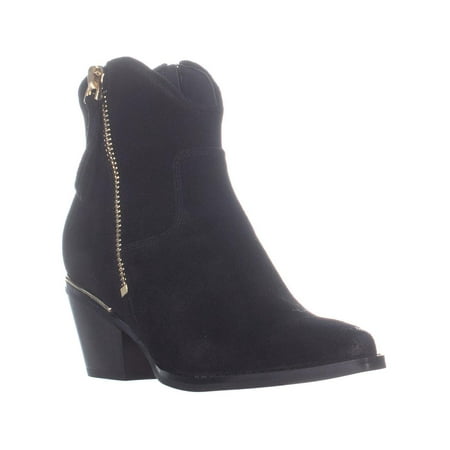 GUESS - Womens Guess Nalony Side Zip Ankle Boots, Black Suede - Walmart.com