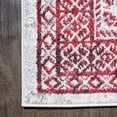 thumbnail image 4 of JONATHAN Y MODERN PERSIAN 2 x 10 Runner Rug, Boho Cottage Medallion - Red/Ivory, MDP501A-210, 4 of 9
