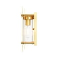 thumbnail image 5 of 21772-12-Livex Lighting-Utrecht - 14 One Light Outdoor Wall Lantern Satin Brass Finish with Clear, 5 of 11