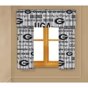 NCAA Georgia Bulldog Valance, Red