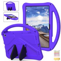 ELEHOLD Kids Friendly Case for Fire Max 11 inch (13th Gen 2023) EVA Full Body Protective with Kickstand Handle Grip Shockproof Anti-Scratch Case for Kindle Fire Max 11", Purple