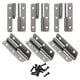 thumbnail image 1 of Uxcell 6Pcs Bisagra Desmontable, 2" Bisagras Desmontables de Levantamiento Mano Izquierda, Negra, 1 of 5