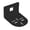 Black, variant on Homerr Wall Mount Camera Holder Wall-mounted Camera Bracket Acrylic Camera Holder Wall Mount - No Drill, Heavy Duty Design for Security Cameras