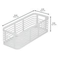 thumbnail image 2 of mDesign Steel Organizer Matte White (25937), 2 of 7