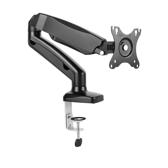 Duramex ™ Gas Spring Single Monitor Arms Fully Adjustable Desk Mount / Articulating Stand For LCD Screen up to 27"
