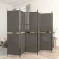 thumbnail image 1 of vidaXL 6-Panel Room Divider Anthracite 300x180 cm Fabric, 1 of 5
