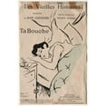 thumbnail image 2 of Henri de Toulouse-Lautrec 11x14 Gold Ornate Wood Frame and Double Matted Museum Art Print Titled - The Old Stories, Your Mouth (1893), 2 of 4