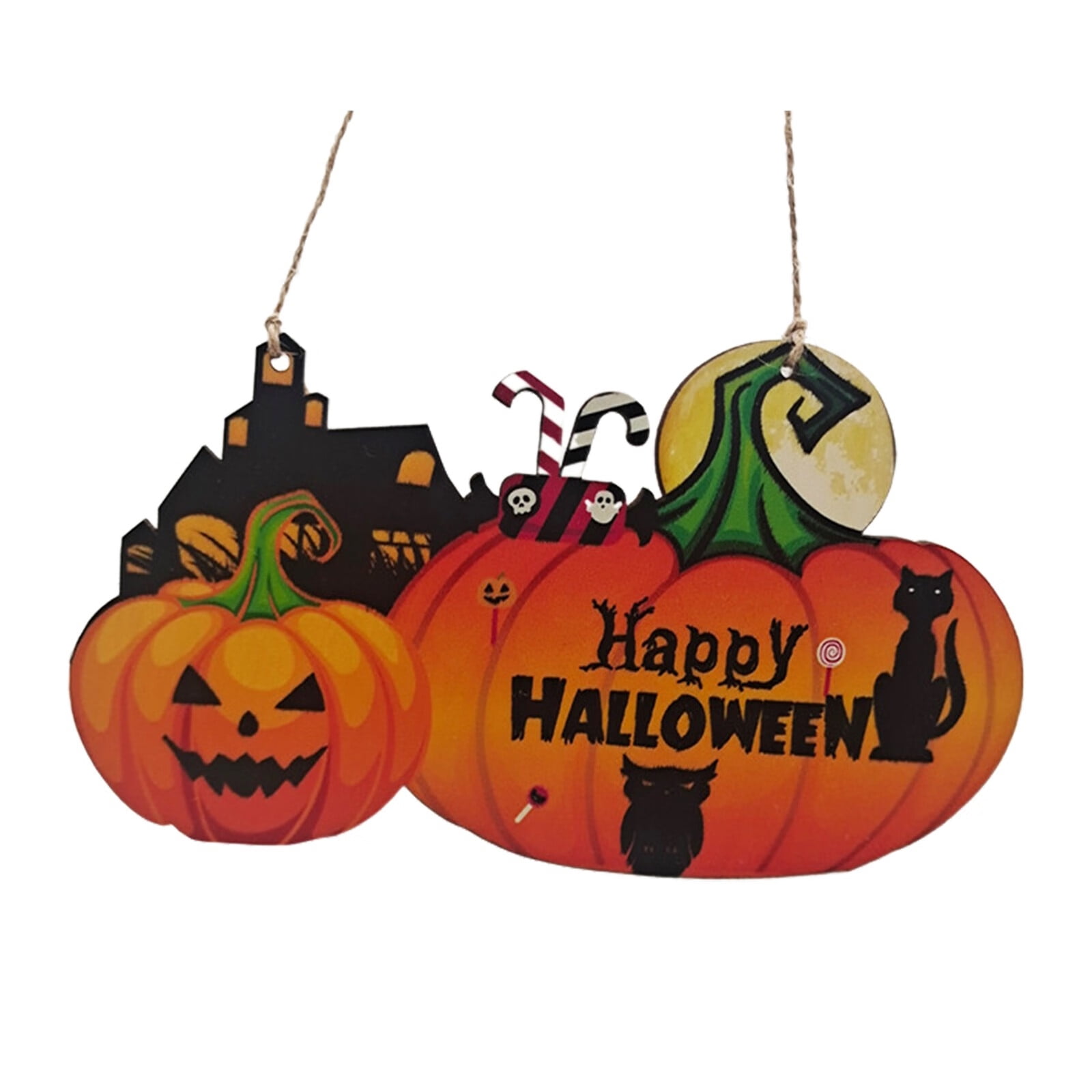 TOYFUNNY Halloween Atmosphere Halloween Wooden Decorations Halloween