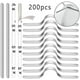 thumbnail image 1 of Nasenbügel Draht für Mundschutz 80 Stück, 90mm Flache Aluminium Selbstklebend Nasenbügel, Biegsame Nase Metallbügel Nasendraht Basteldraht für Gesicht DIY Basteln Zubeh?r, 1 of 6